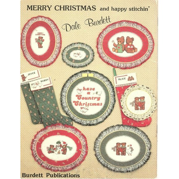 Dale Burdett Have a Country Christmas Counted Cross Stitch Pattern Chart 1984 - Picture 2 of 3